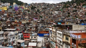 A sprawling Favela in Rio
